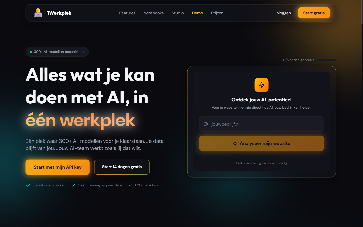 1Werkplek.nl — Jouw Centrale AI-Werkplek
